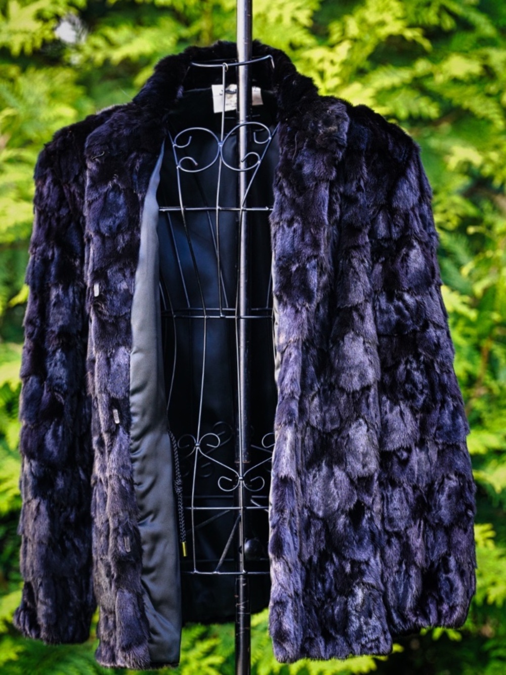 Authentic Black Mink Coat